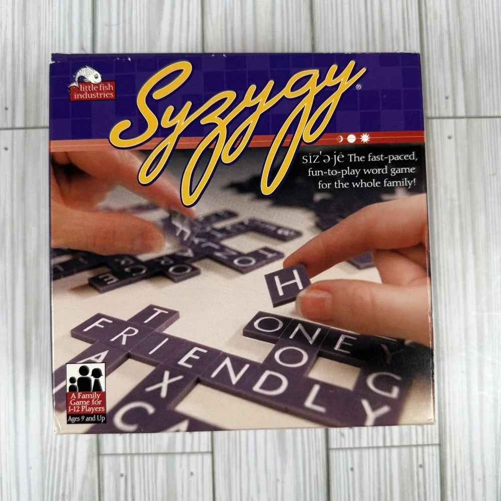Syzygy Word Game Fast-Paced Fun-to-play Word Game 1999 Crossword‎ NEW SEALED USA